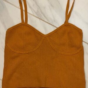 Madewell Reese Slim Corset Sweater
